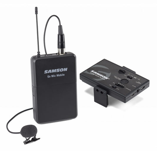 Samson Go Mic Mobile Lavalier Wireless System with LM8 Lavalier and Belt Pack Transmitter