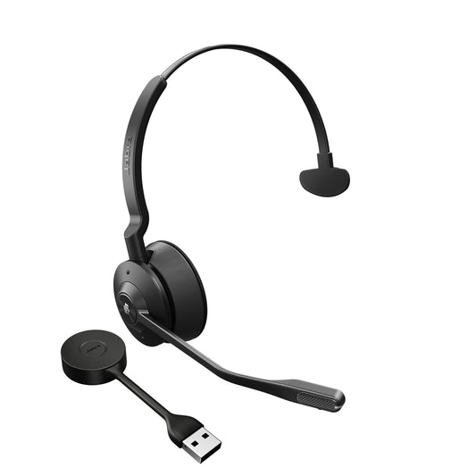 Jabra Engage 55 Mono MS, Wireless DECT Headset, USB-A (Black) (9553-450-111)