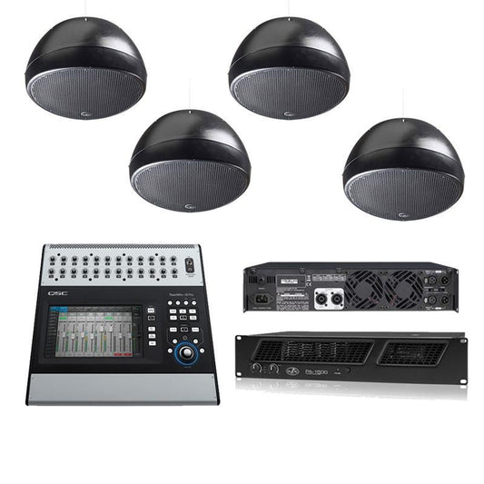 Music-room-Sound-System-DAS-OVI-12-Pendant-Ceiling-Speakers-w-PA1500-amp-package