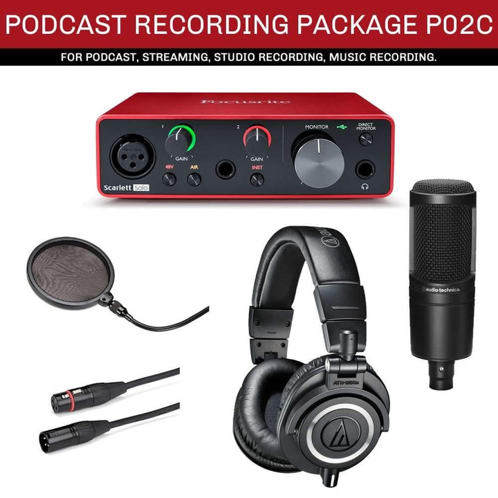 Podcast-Recording-Bundle-Focusrite-Solo-Audio-Technica-AT2020-m50x-Package-P02C