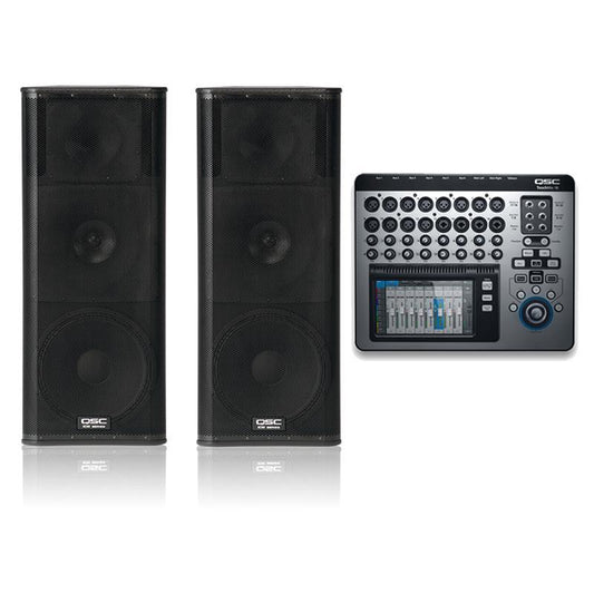small-church-sound-system-with-qsc-kw153-loudspeaker-and-touchmix-16-digital-mixer-package